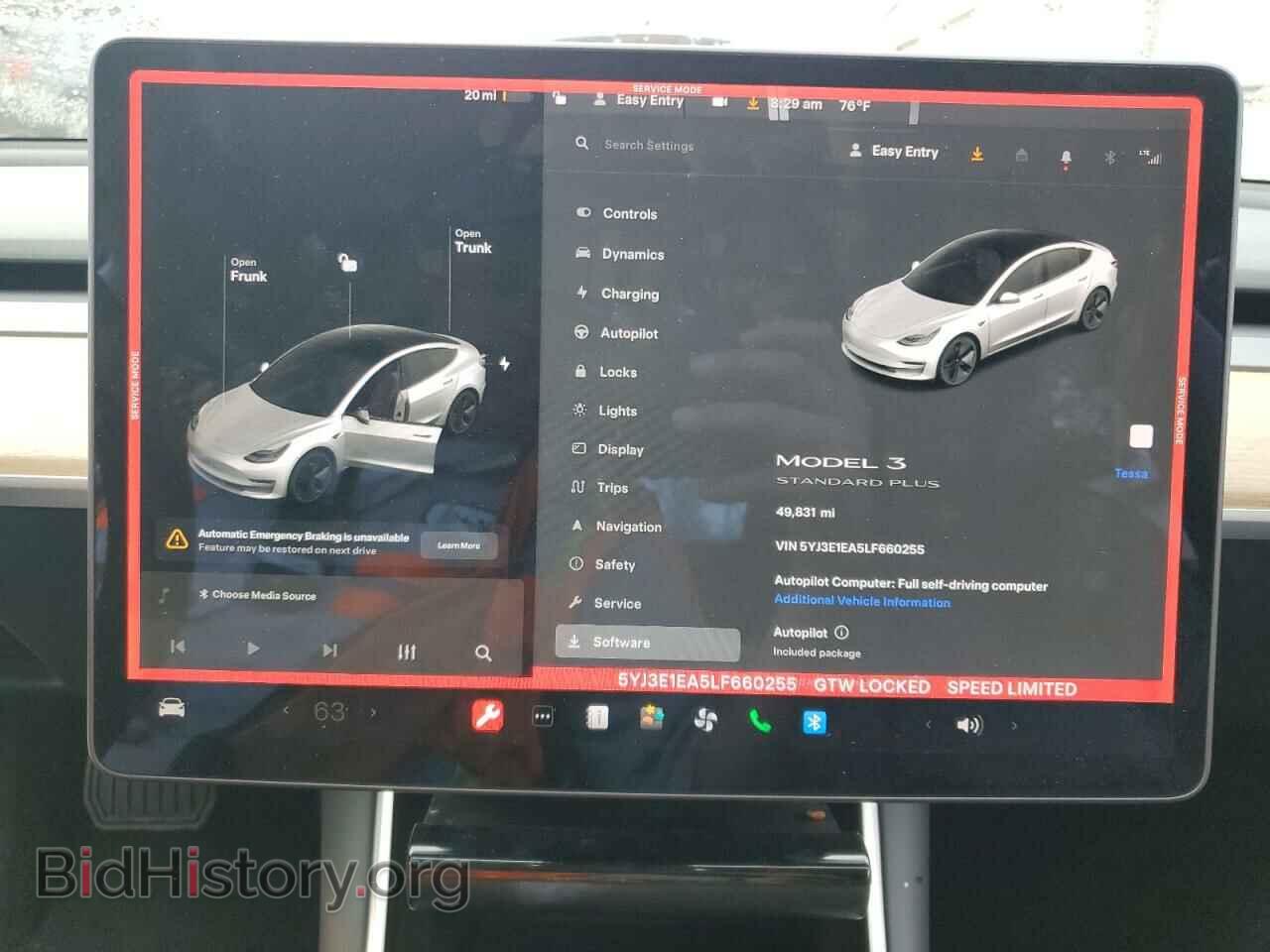 2020 TESLA MODEL 3 - VIN: 5YJ3E1EA5LF660255 - Photo 9