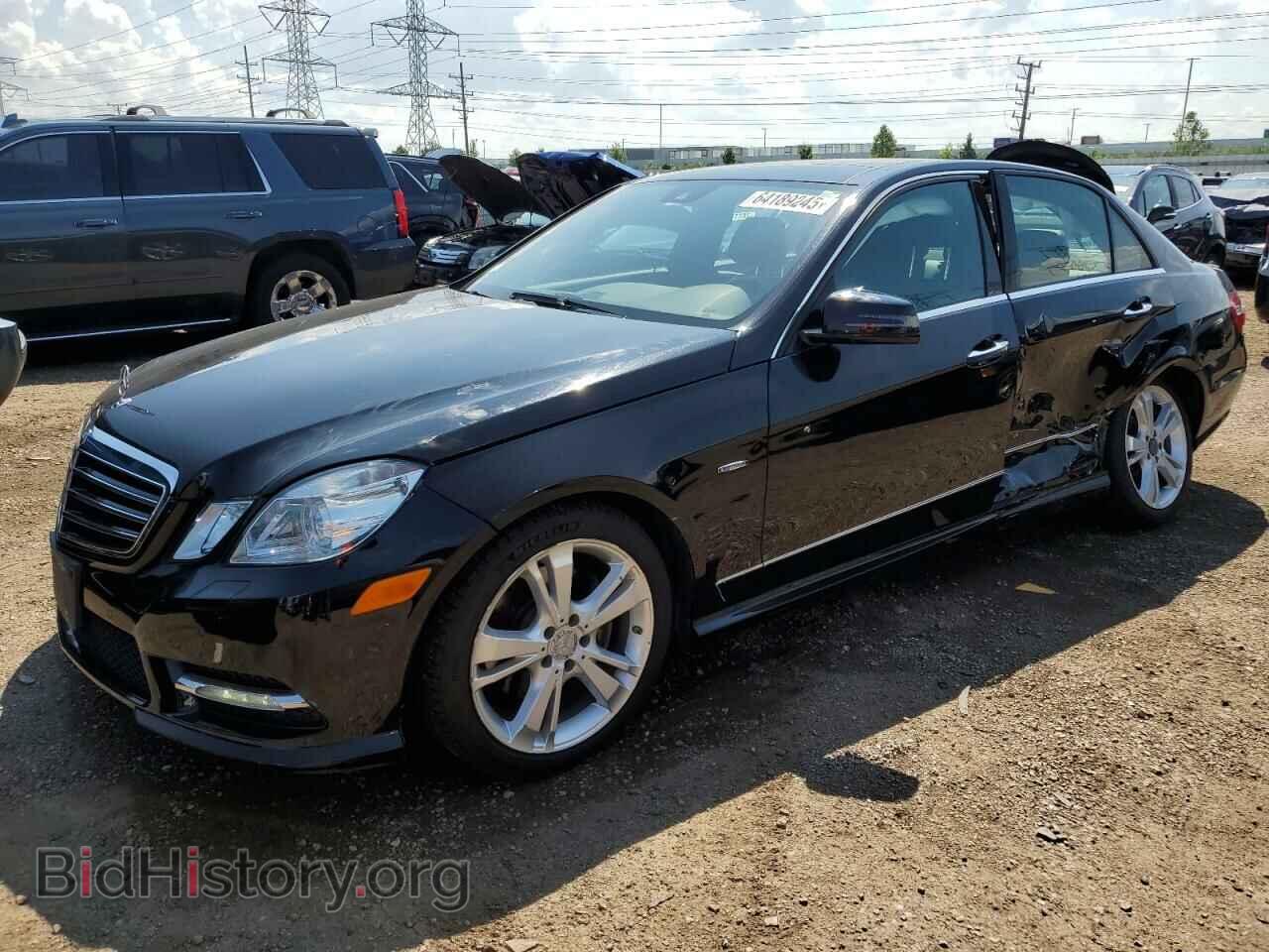 Photo WDDHF8JB6CA643070 - MERCEDES-BENZ E-CLASS 2012