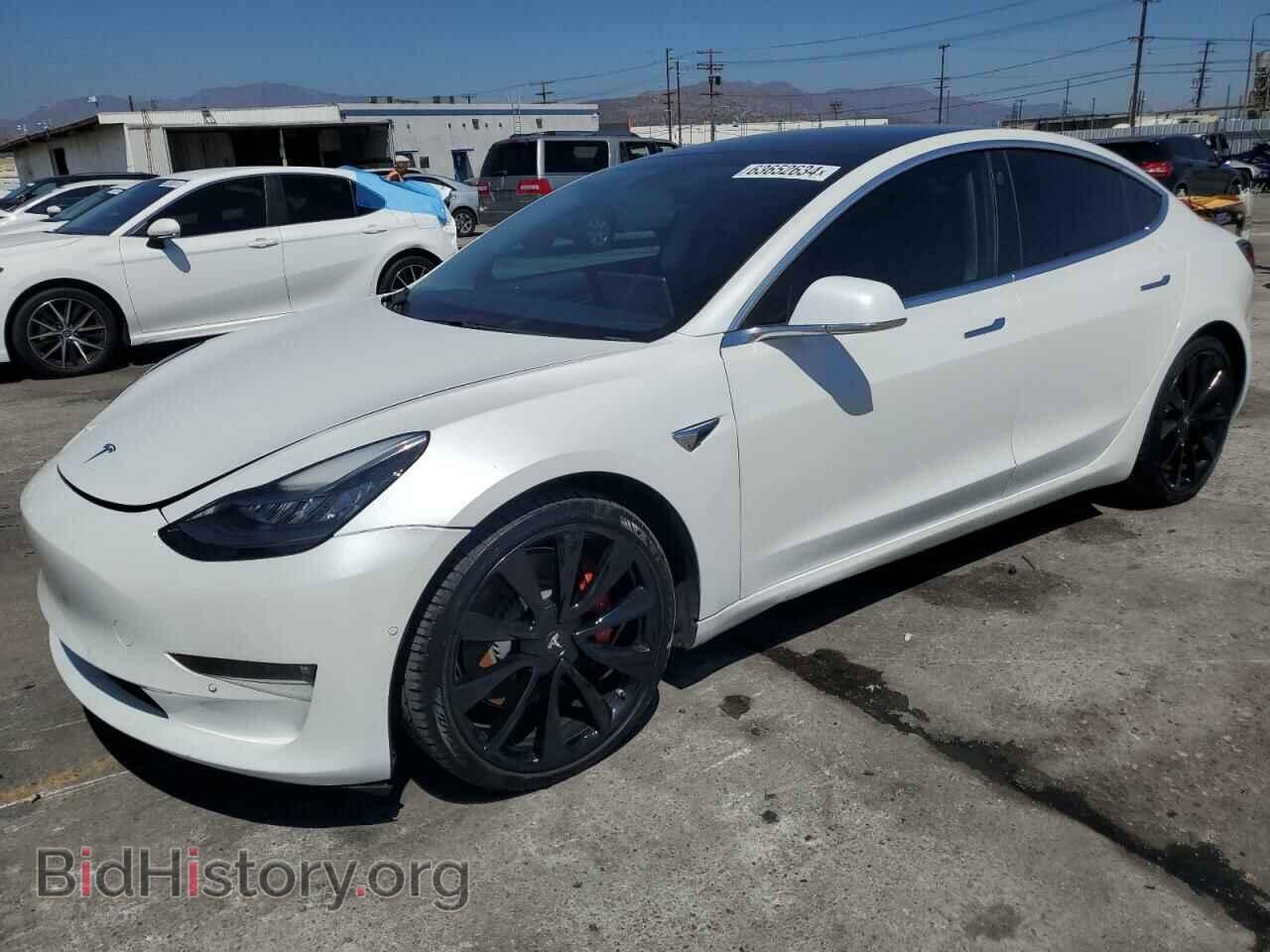 Photo 5YJ3E1EB0KF237865 - TESLA MODEL 3 2019