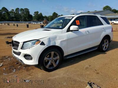 2017 Mercedes-Benz GLE-CLASS 350, белый — VIN 4JGDA5JB9HA950404, Copart