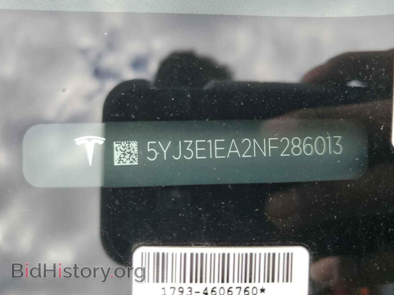 2022 TESLA MODEL 3 - VIN: 5YJ3E1EA2NF286013 - Фото 10