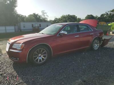 2014 Chrysler 300, красный — VIN 2C3CCAET0EH125066, Copart