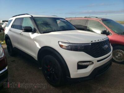 2022 Ford EXPLORER Explorer S, белый — VIN 1FM5K8GC9NGA71867, Copart