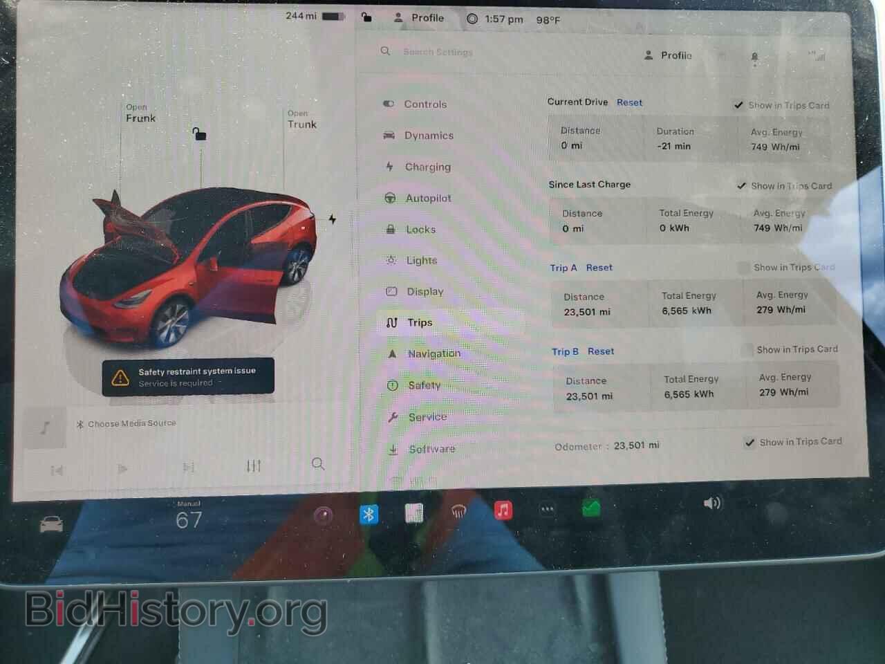 2022 TESLA MODEL Y - VIN: 7SAYGAEE4NF409655 - Фото 9