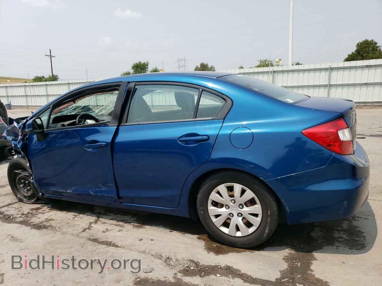 2012 HONDA CIVIC - VIN: 2HGFB2F5XCH556207 - Фото 2