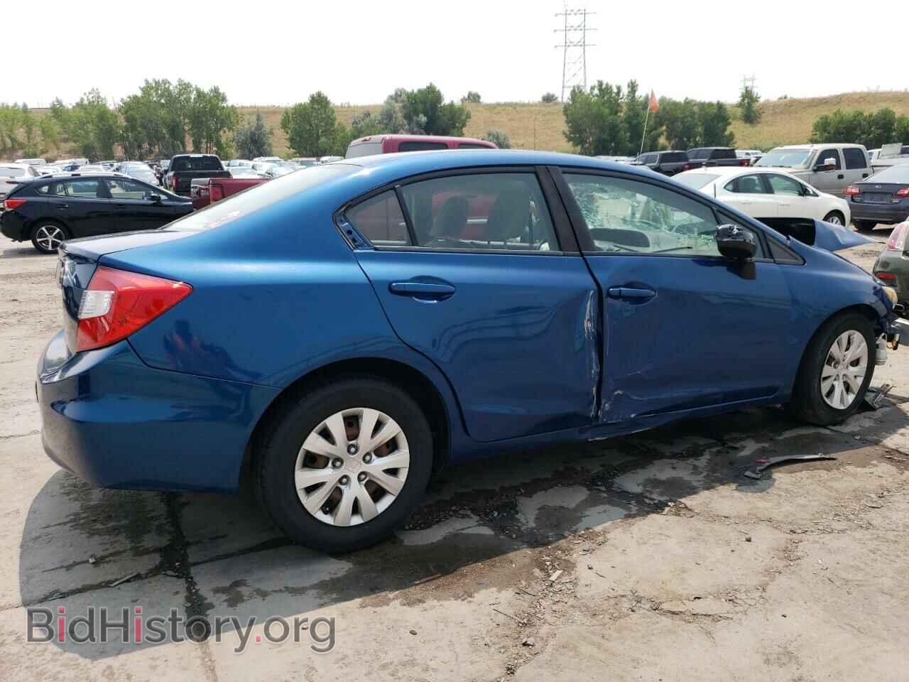 2012 HONDA CIVIC - VIN: 2HGFB2F5XCH556207 - Фото 3