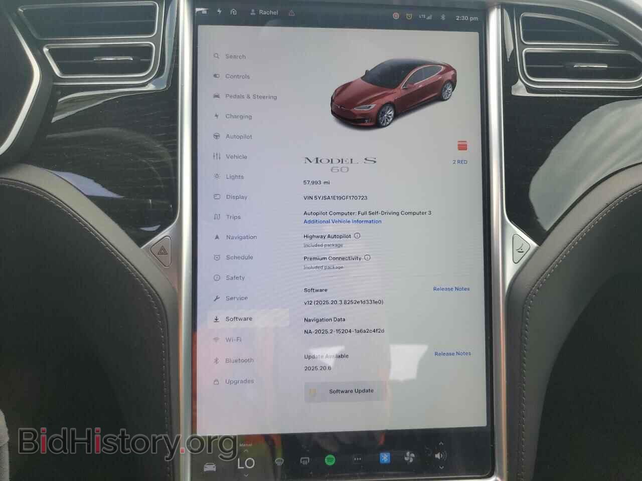 2016 TESLA MODEL S - VIN: 5YJSA1E19GF170723 - Photo 9