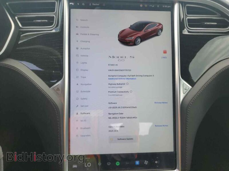 2016 Tesla MODEL S (VIN 5YJSA1E19GF170723) — фото 9 из 14