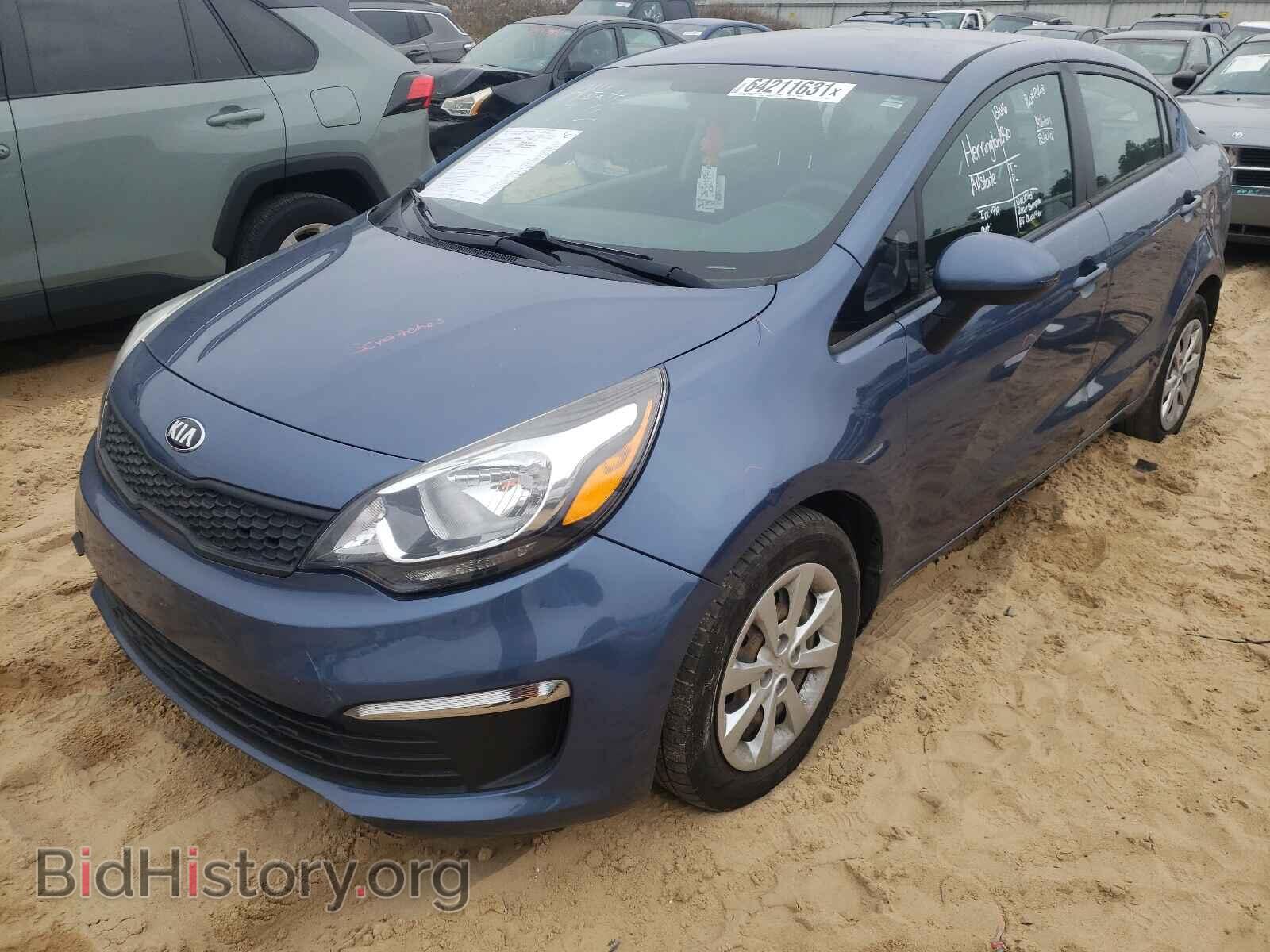 2016 KIA RIO - VIN: KNADM4A31G6648232 - Фото 2