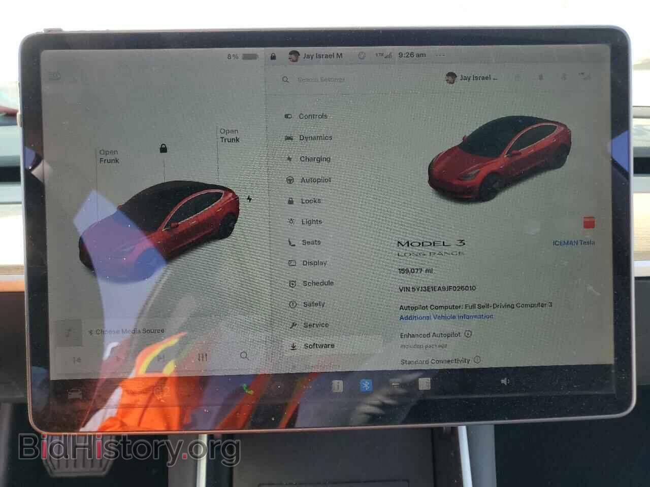 2018 TESLA MODEL 3 - VIN: 5YJ3E1EA9JF026010 - Photo 9