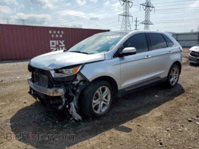 2018 Ford EDGE Titanium, серебристый — VIN 2FMPK3K89JBB87666, Copart