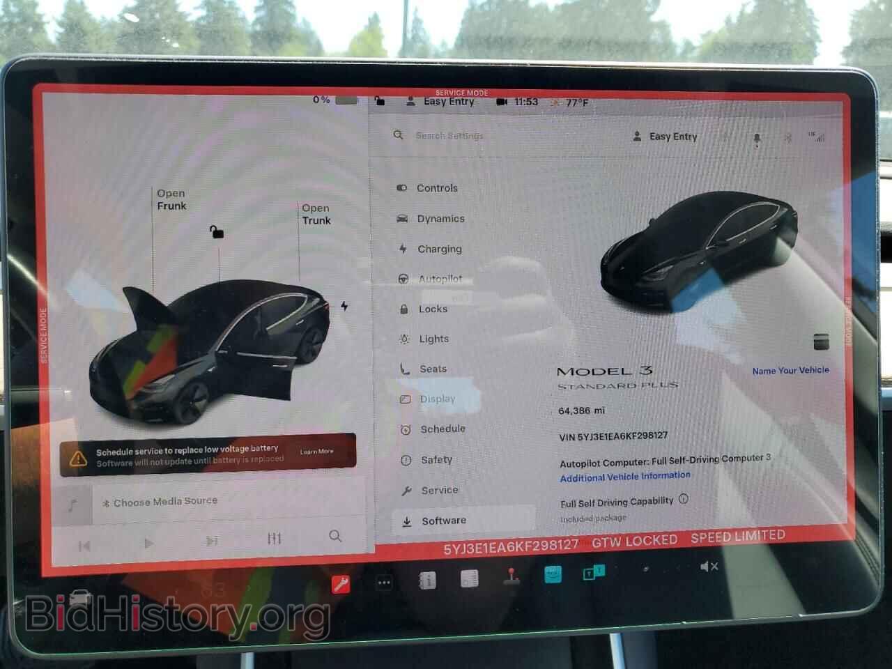 2019 TESLA MODEL 3 - VIN: 5YJ3E1EA6KF298127 - Photo 9
