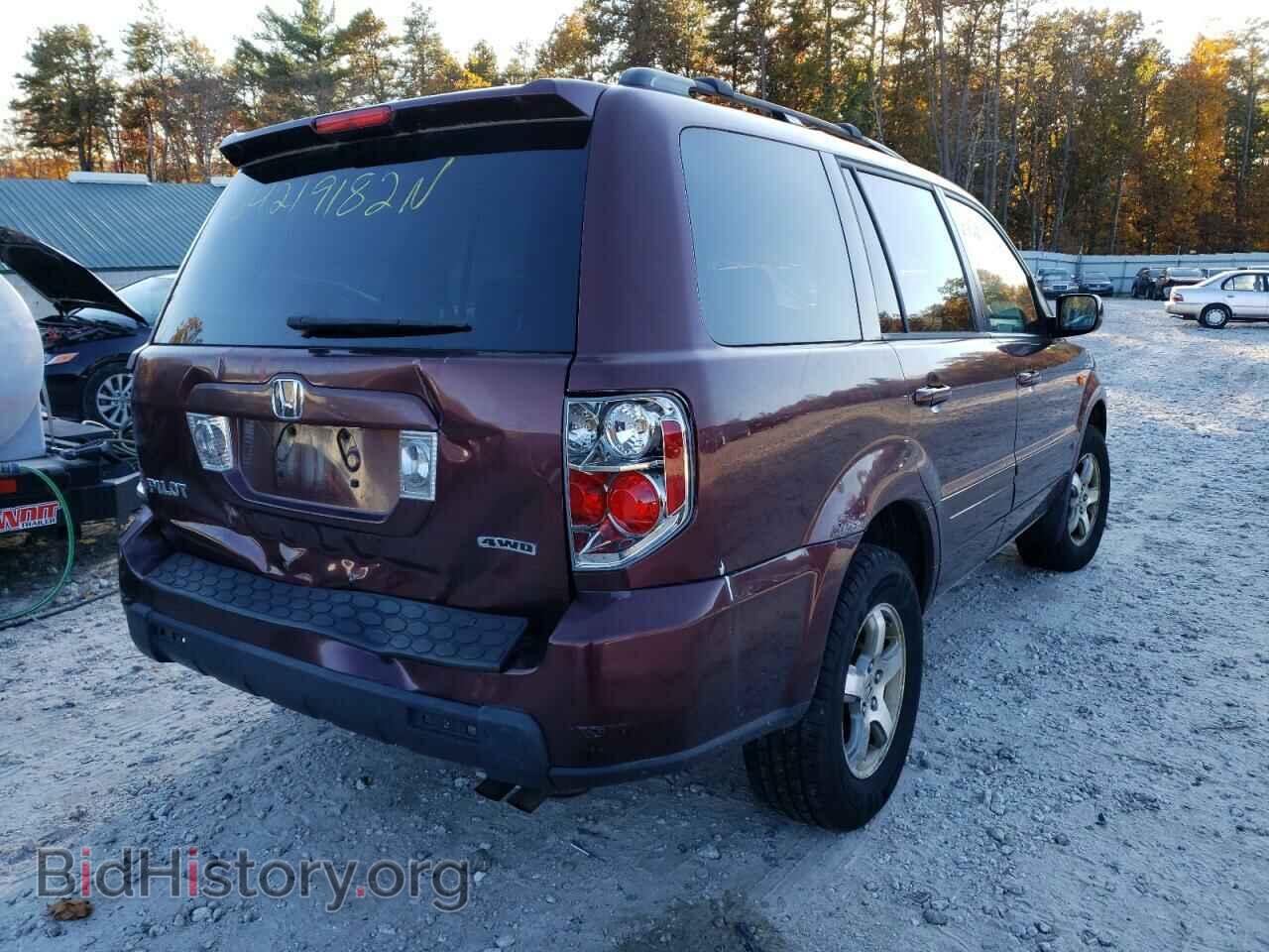 2007 HONDA PILOT - VIN: 2HKYF18537H506216 - Фото 4