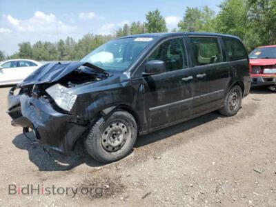 2014 Dodge CARAVAN SE, черный — VIN 2C4RDGBG4ER476019, Copart