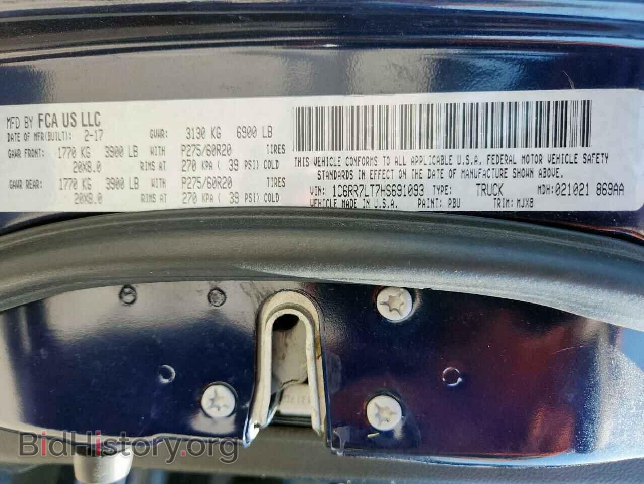 2017 RAM 1500 - VIN: 1C6RR7LT7HS691093 - Фото 12