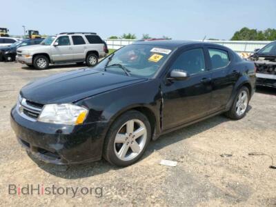 2011 Dodge AVENGER Mainstreet, черный — VIN 1B3BD1FB3BN574322, Copart