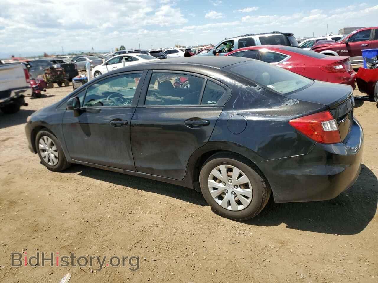 2012 HONDA CIVIC - VIN: 2HGFB2F57CH565446 - Фото 2