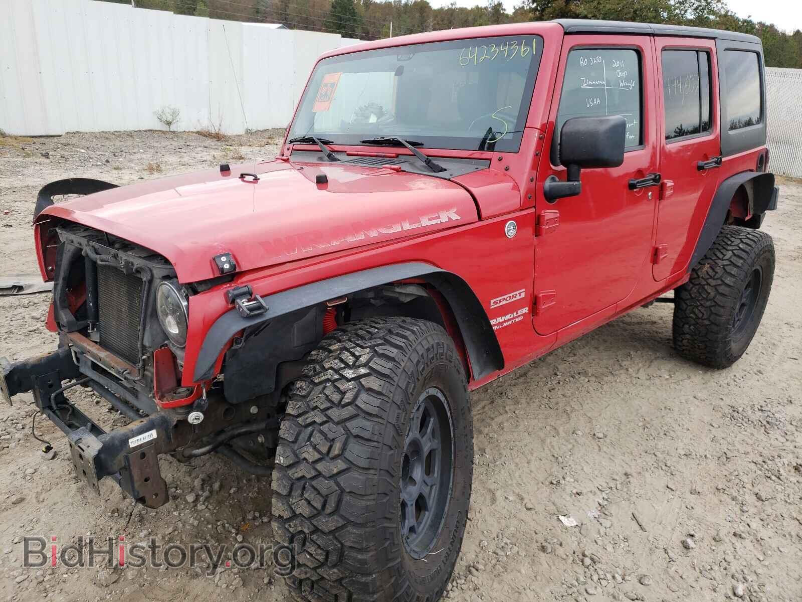 2011 JEEP WRANGLER - VIN: 1J4BA3H14BL601492 - Фото 2