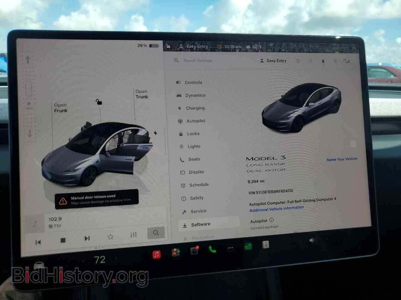 2024 TESLA MODEL 3 - VIN: 5YJ3E1EB9RF854112 - Photo 9