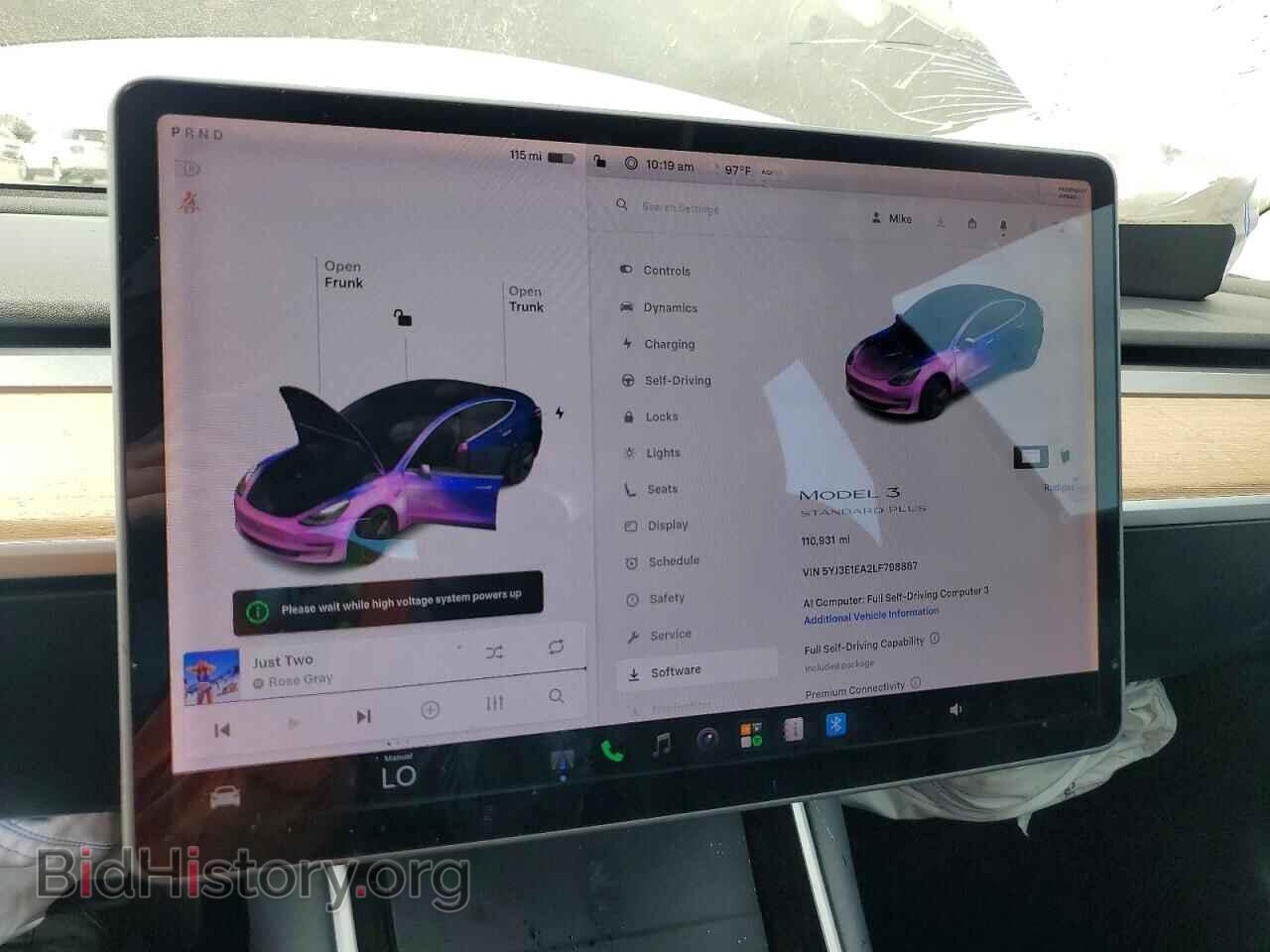 2020 TESLA MODEL 3 - VIN: 5YJ3E1EA2LF798867 - Фото 9