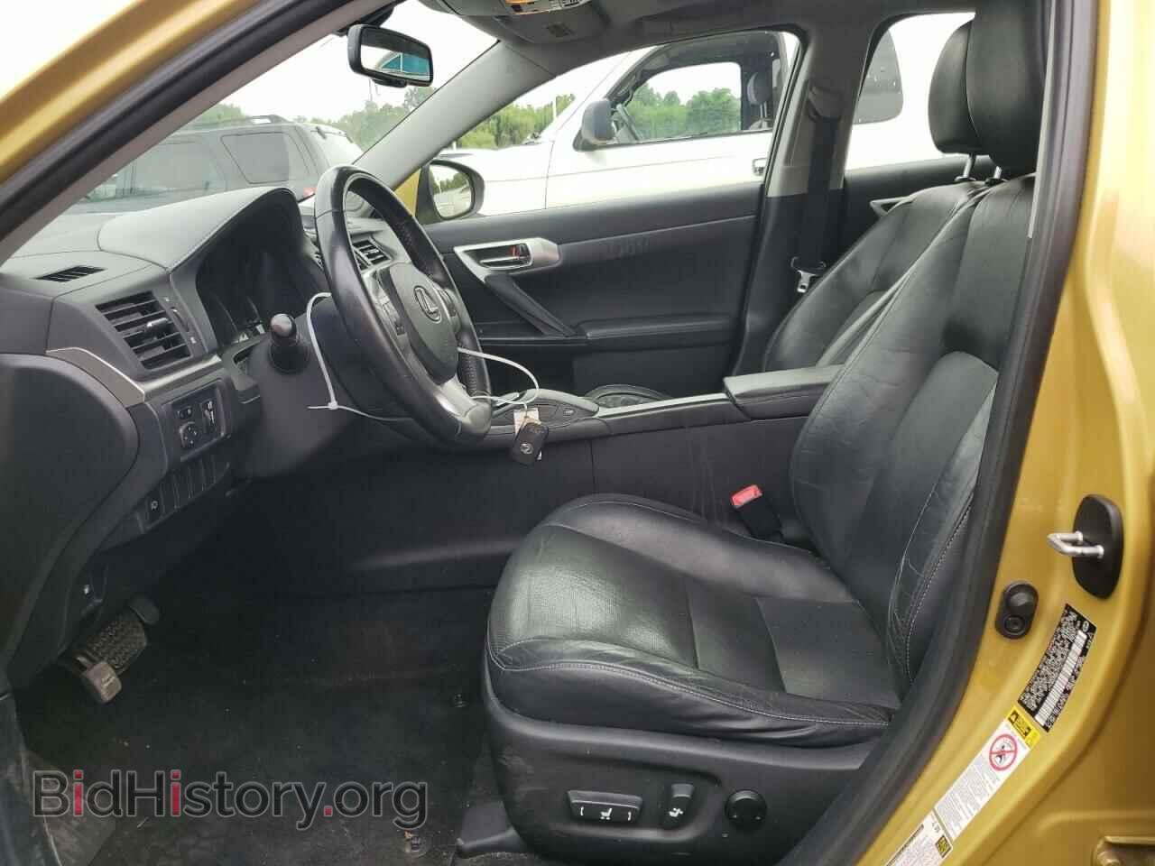 2012 LEXUS CT 200 - VIN: JTHKD5BH7C2104375 - Фото 7