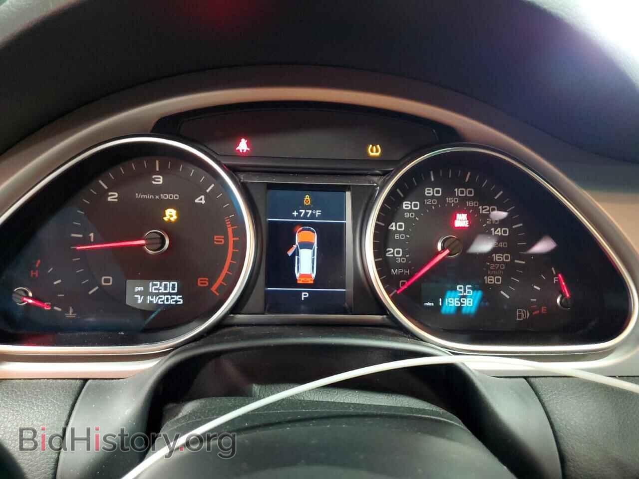 2012 AUDI Q7 - VIN: WA1WMAFE5CD002986 - Фото 9