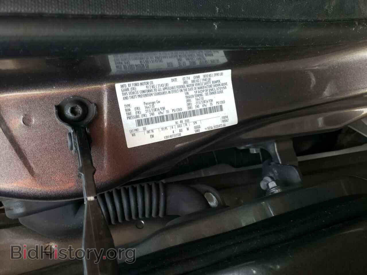 2014 FORD FOCUS - VIN: 1FADP3F29EL370155 - Photo 10