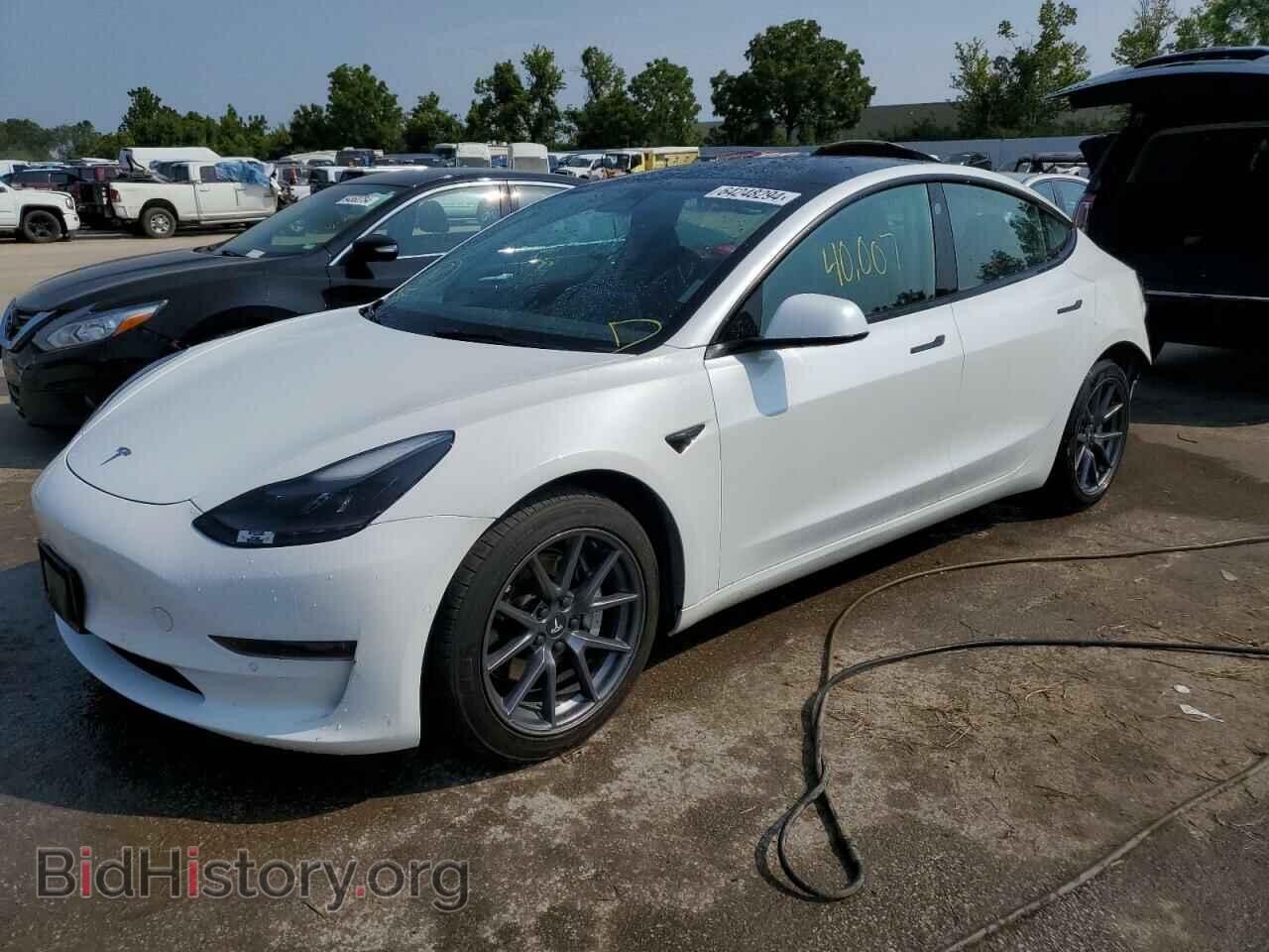 Photo 5YJ3E1EB7NF249290 - TESLA MODEL 3 2022