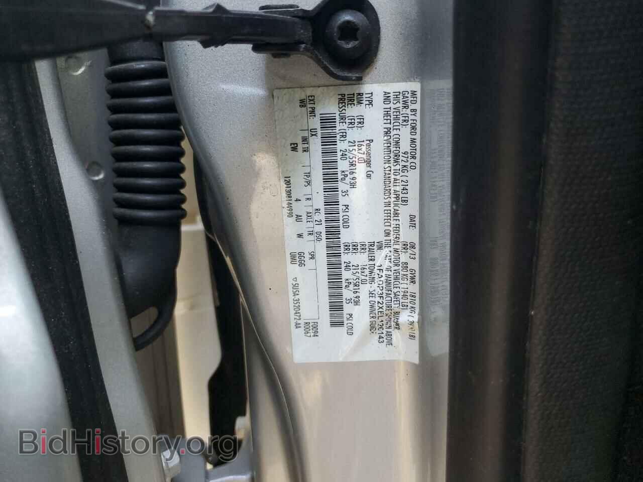 2014 FORD FOCUS - VIN: 1FADP3F2XEL126143 - Фото 10