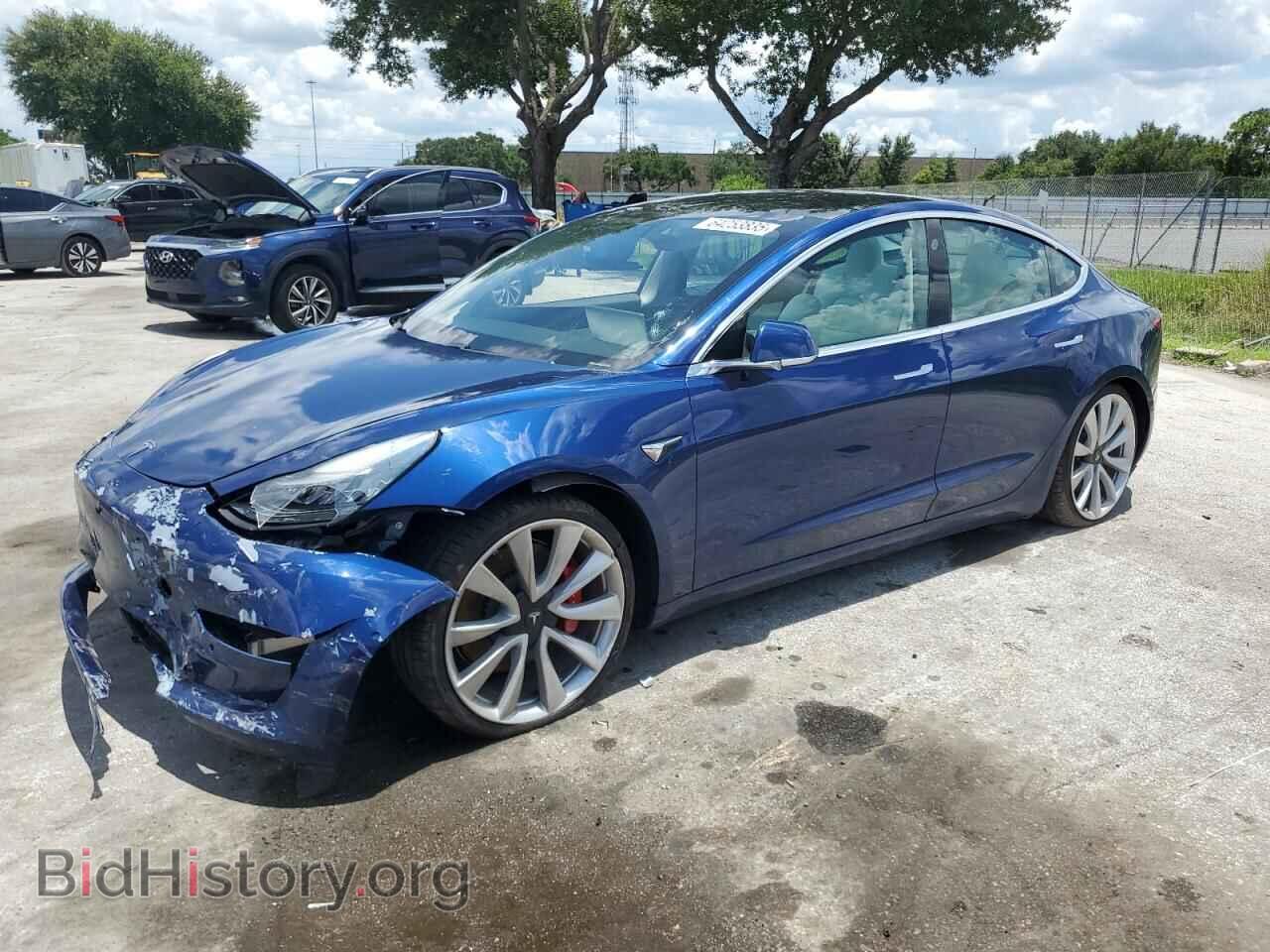 Photo 5YJ3E1EB2KF530568 - TESLA MODEL 3 2019