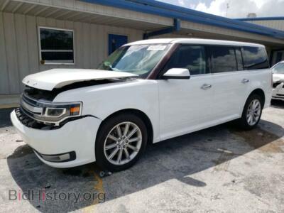 2018 Ford FLEX Flex Limit, белый — VIN 2FMGK5D83JBA09843, Copart