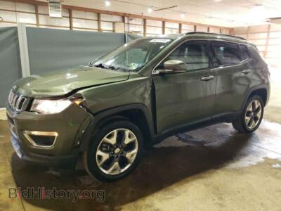 2021 Jeep COMPASS Limited, зеленый — VIN 3C4NJDCB1MT553417, Copart