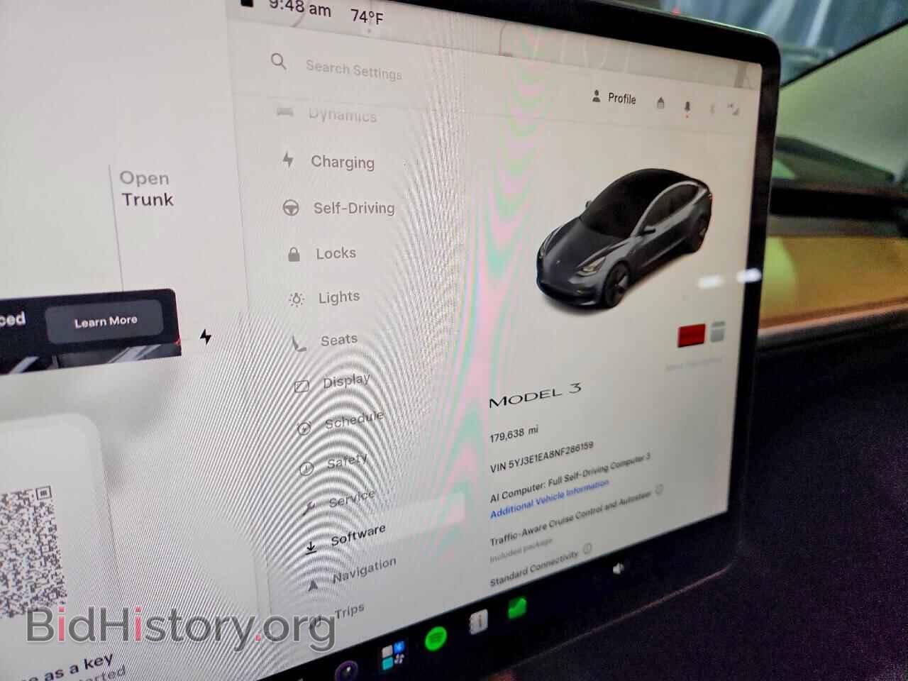 2022 TESLA MODEL 3 - VIN: 5YJ3E1EA8NF286159 - Photo 9