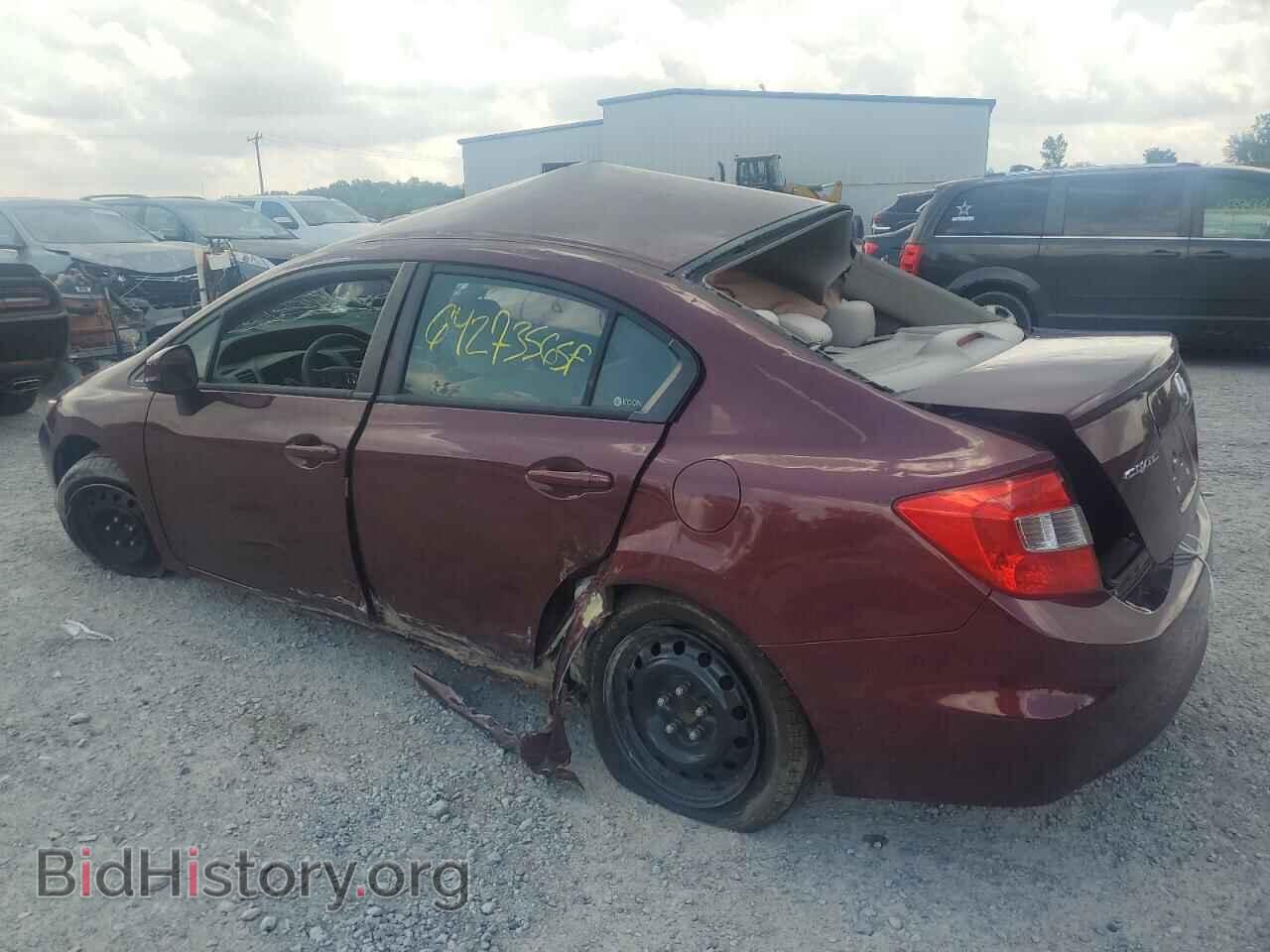 2012 HONDA CIVIC - VIN: 2HGFB2F53CH600242 - Фото 2