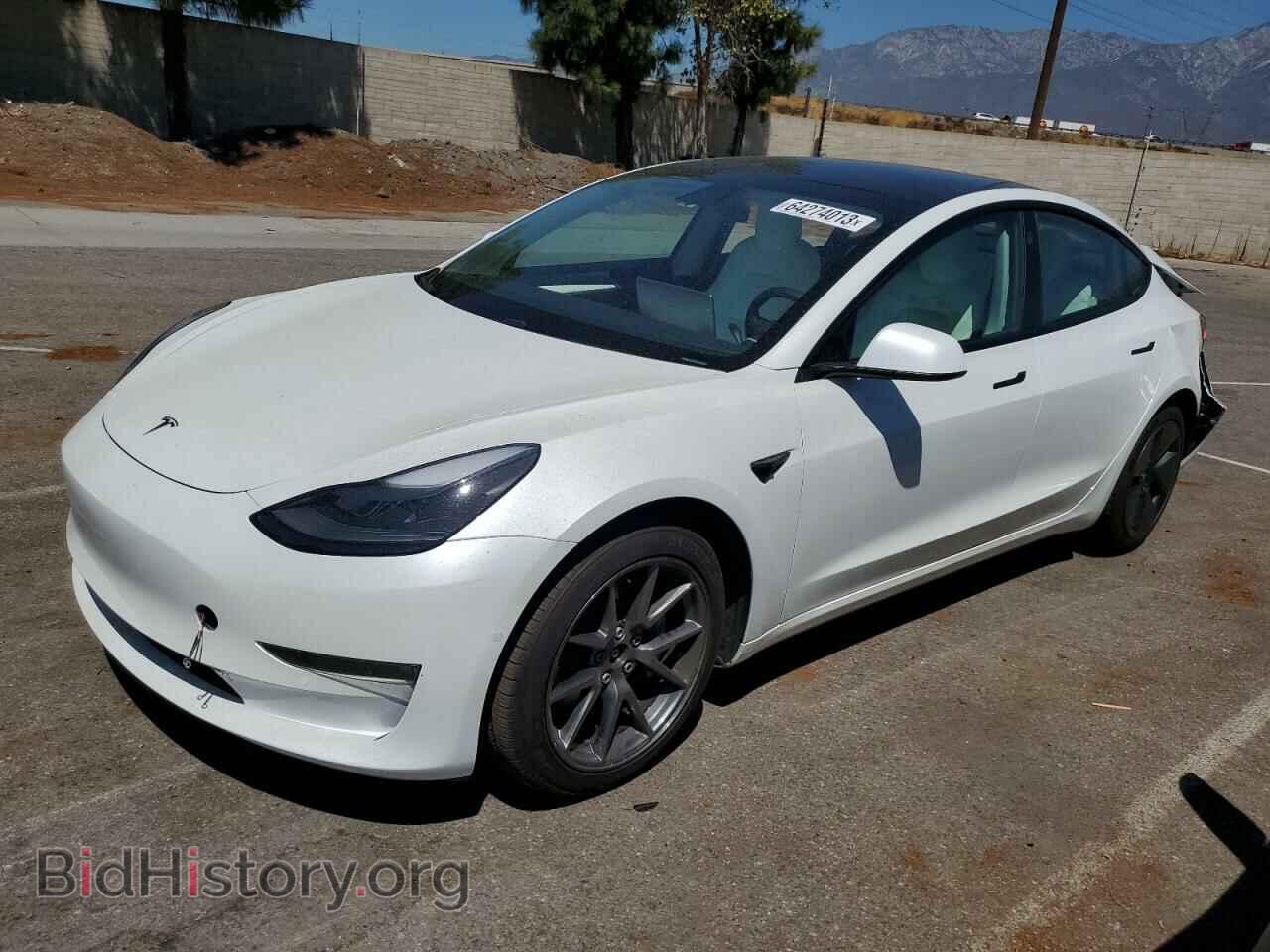 Photo 5YJ3E1EB2MF999419 - TESLA MODEL 3 2021