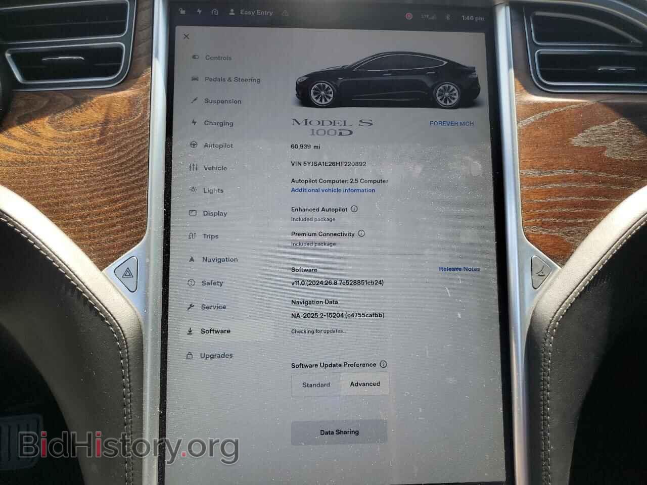 2017 TESLA MODEL S - VIN: 5YJSA1E26HF220892 - Фото 9