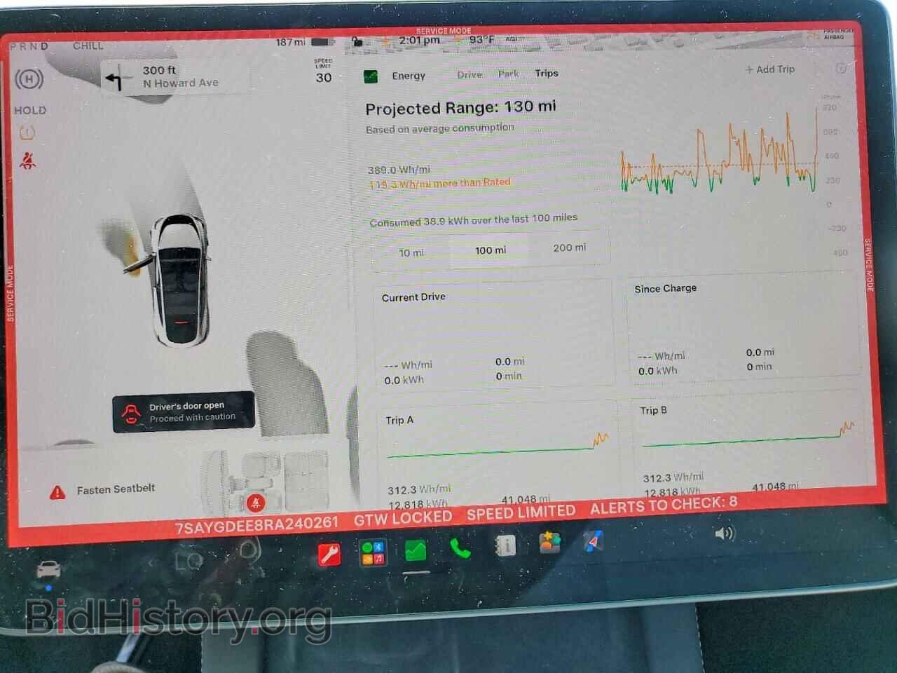 2024 TESLA MODEL Y - VIN: 7SAYGDEE8RA240261 - Фото 9