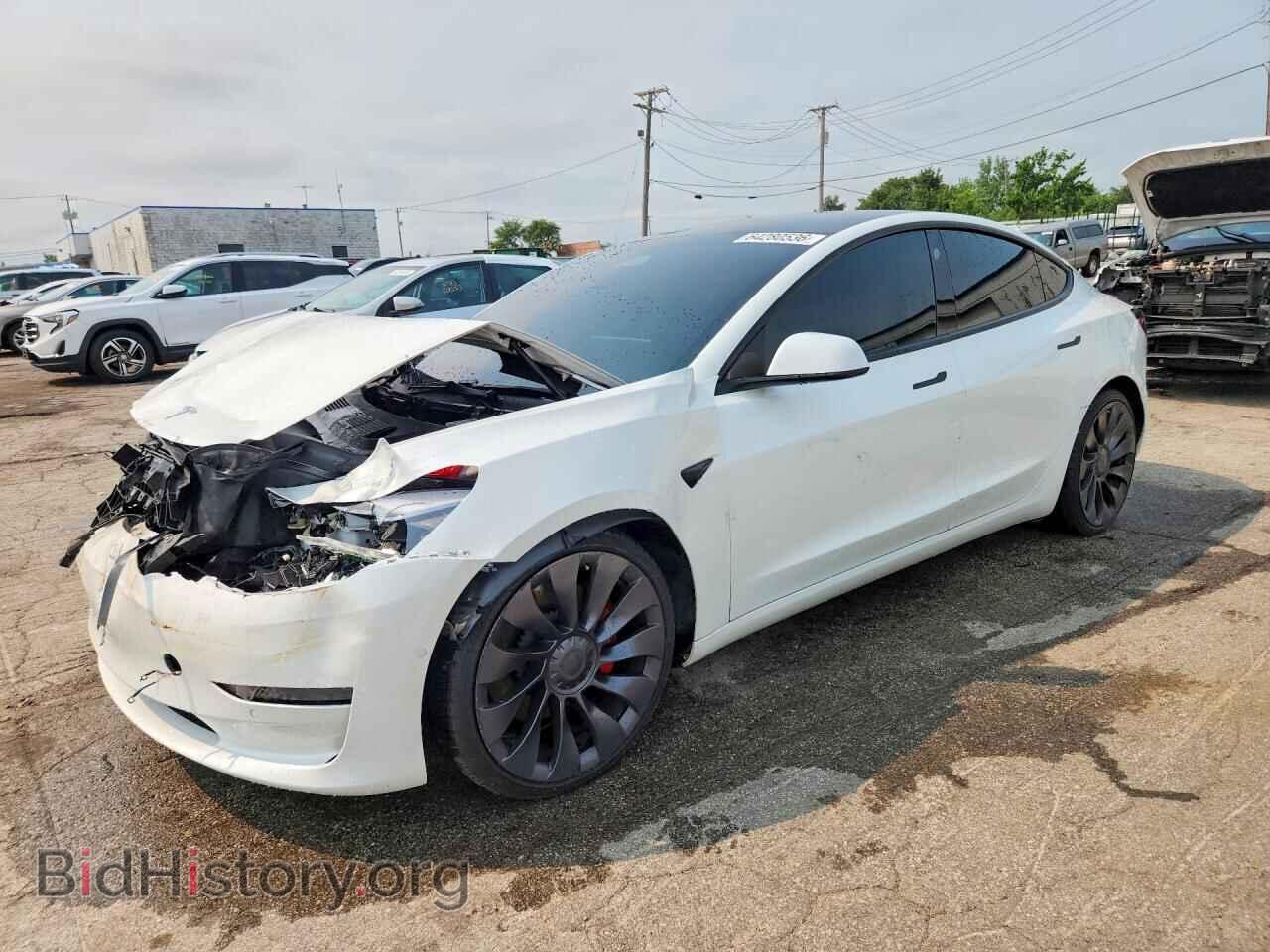 Photo 5YJ3E1EC4MF030195 - TESLA MODEL 3 2021