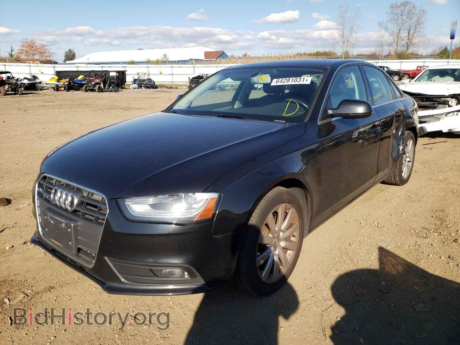 2013 AUDI A4 - VIN: WAUBFAFL5DN006722 - Фото 2