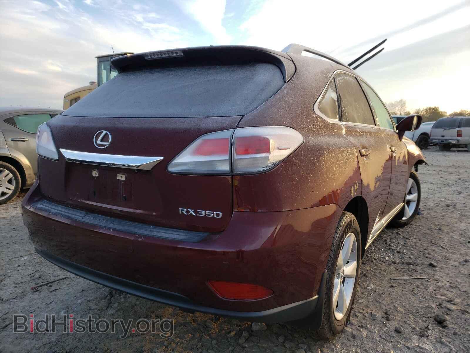 2013 LEXUS RX350 - VIN: 2T2BK1BA6DC206431 - Фото 4
