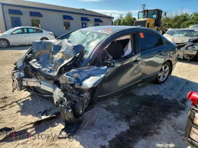 2010 Honda CIVIC LX-S, серый — VIN 19XFA1F69AE080349, Copart