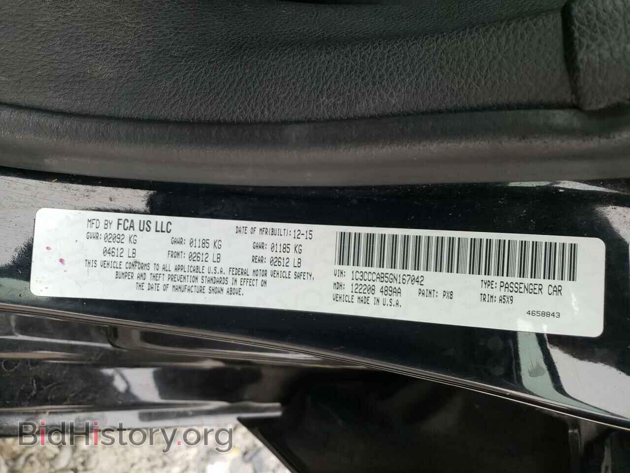 2016 CHRYSLER 200 - VIN: 1C3CCCAB5GN167042 - Фото 10