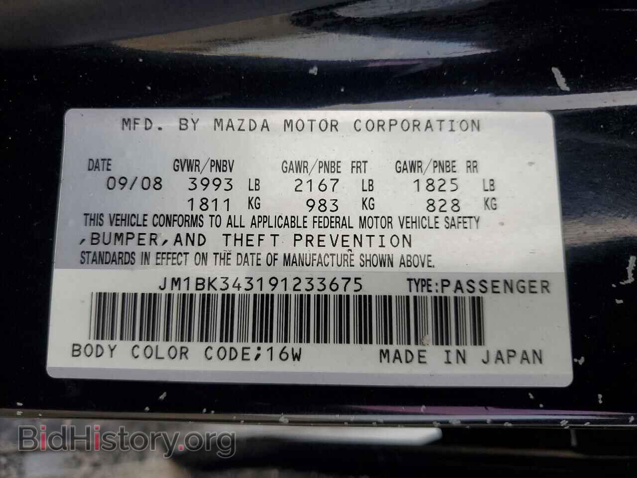 2009 MAZDA MAZDA3 - VIN: JM1BK343191233675 - Photo 13