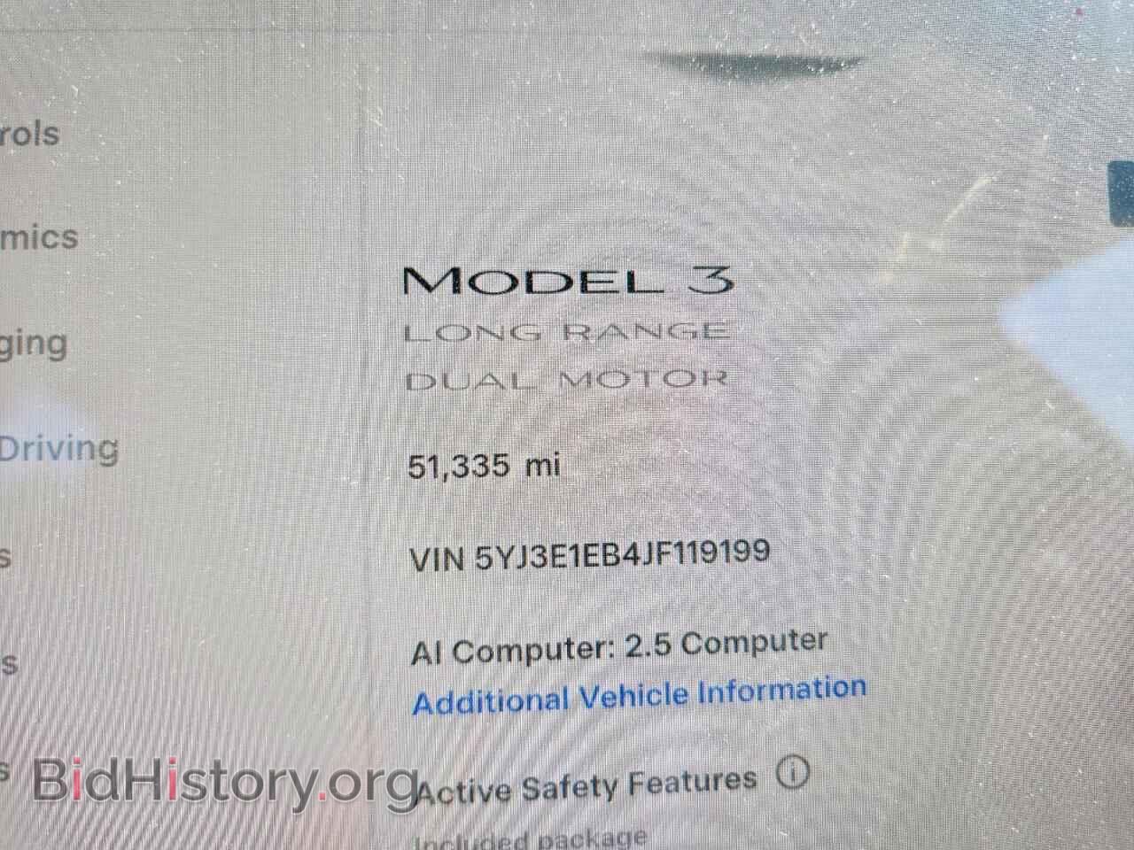 2018 TESLA MODEL 3 - VIN: 5YJ3E1EB4JF119199 - Photo 9