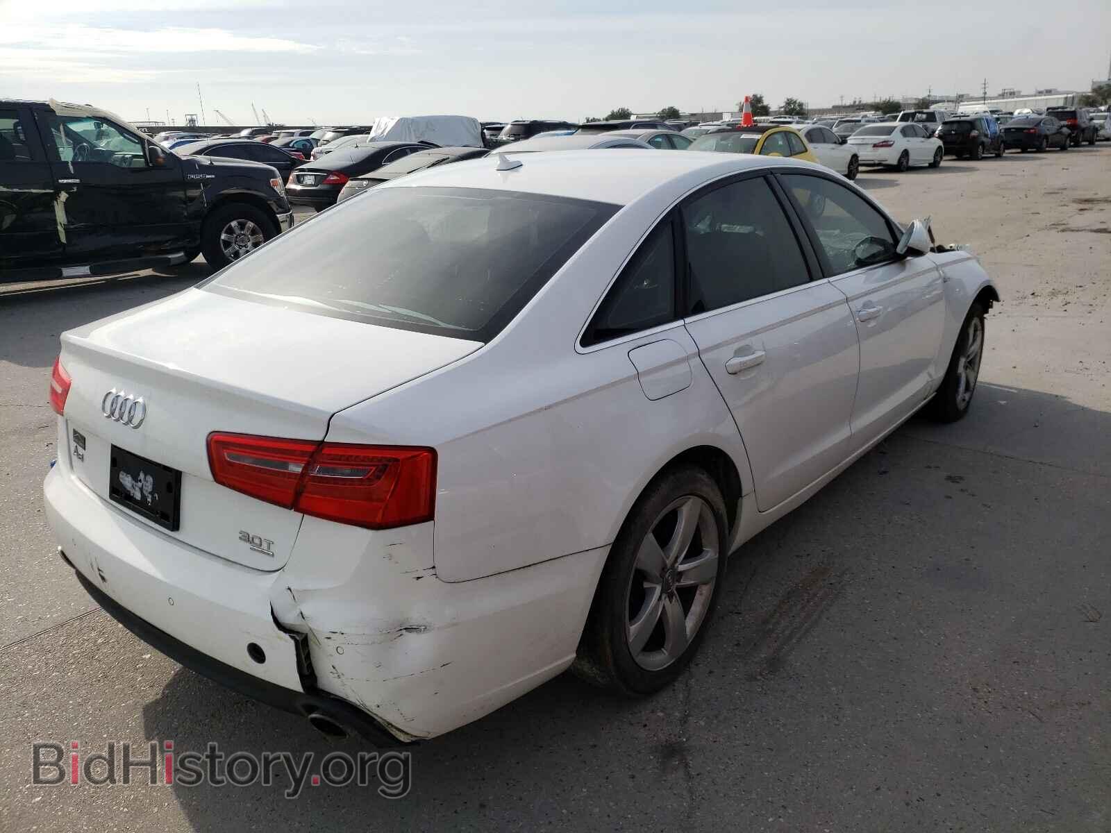 2012 AUDI A6 - VIN: WAUBGAFCXCN013273 - Фото 4