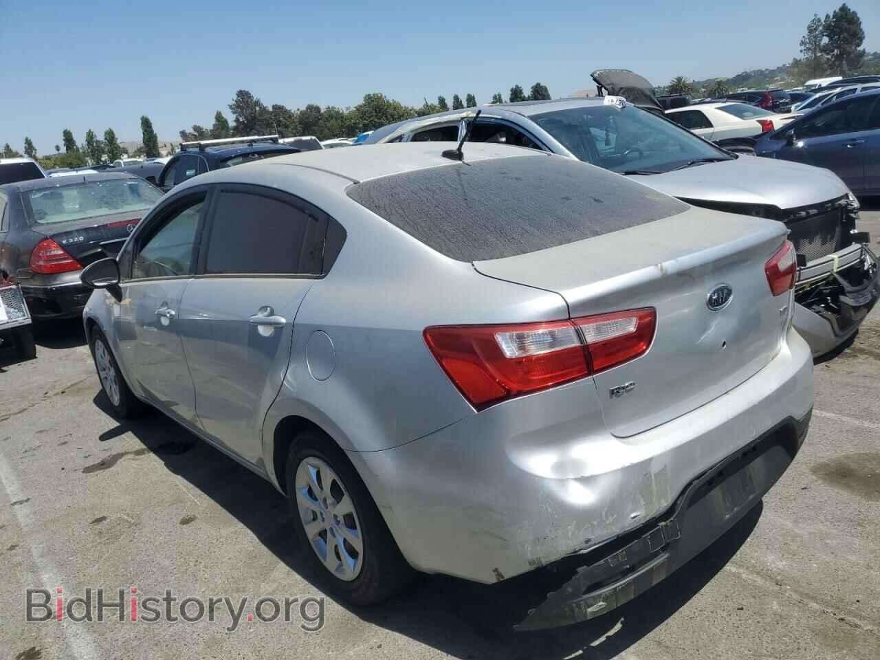 2012 KIA RIO - VIN: KNADM4A35C6046234 - Фото 2
