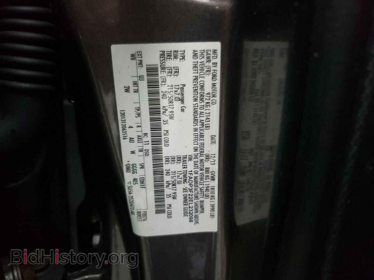 2014 FORD FOCUS - VIN: 1FADP3F22EL232098 - Photo 12