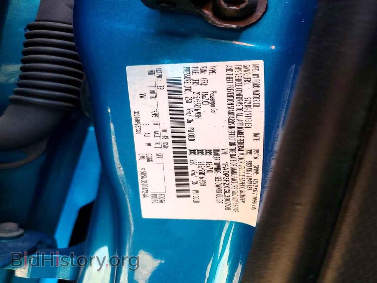 2016 FORD FOCUS - VIN: 1FADP3F2XGL390708 - Photo 13