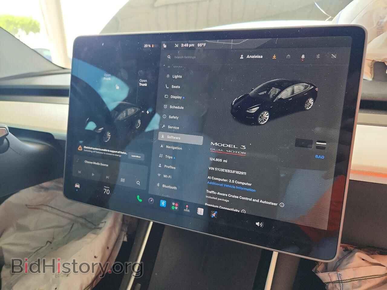2018 TESLA MODEL 3 - VIN: 5YJ3E1EB3JF182911 - Photo 9