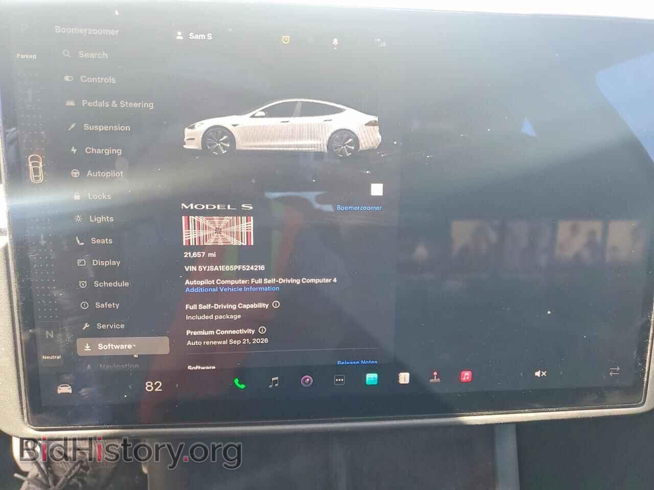 2023 TESLA MODEL S - VIN: 5YJSA1E65PF524216 - Photo 9